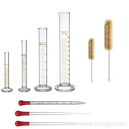 High Boro3.3 Borosilicate Graduated Measuring Cylinder: Laboratory Glassware for Precision Measurement